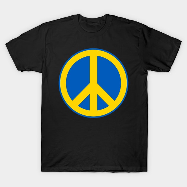 Peace for Ukraine T-Shirt by DavesTees